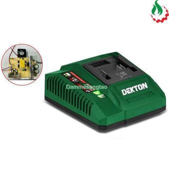 Sạc pin Dekton M21-S40F (4.0A) chân pin Makita có quạt tản nhiệt