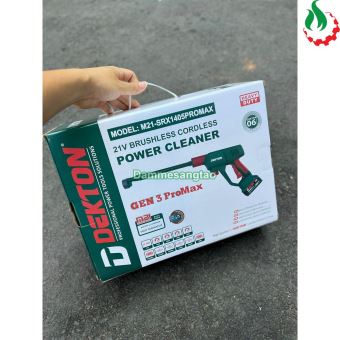 Máy rửa xe pin 21V Dekton M21-SRX1405PROMAX (Không chổi than)