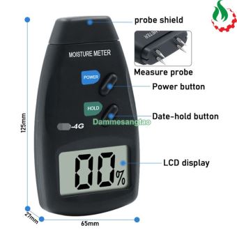 Máy đo độ ẩm gỗ bằng 4 chân kim thép MD-4G