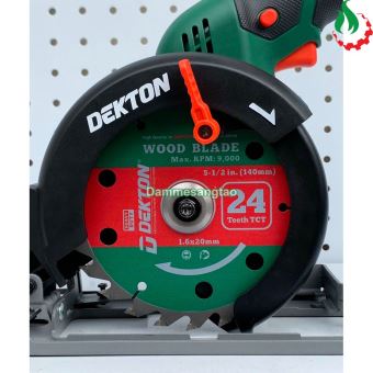 Máy cưa đĩa pin 21V Dekton M21-CS05BL (Laser soi mạch cắt)
