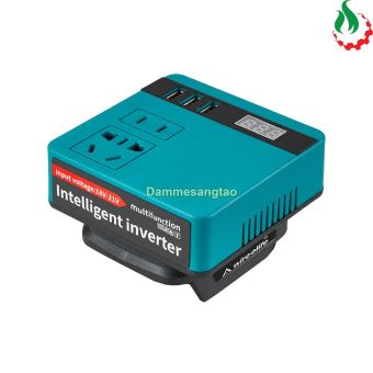 Đế chuyển pin 18V-21V sang 220V và USB sạc nhanh PD25W (Chân pin Makita, DeWalt, Milwaukee)