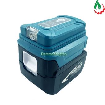 Đế chuyển pin makita 18V sang Usb 5V có đèn LED (Xanh)