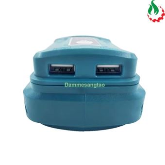 Đế chuyển pin makita 18V sang Usb 5V có đèn LED (Xanh)