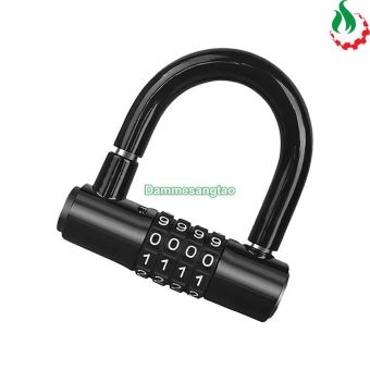 Ổ khoá số chữ U cao cấp khoá 4 số chống trộm an toàn bảo mật
