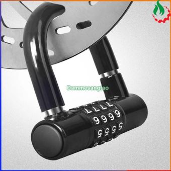 Ổ khoá số chữ U cao cấp khoá 4 số chống trộm an toàn bảo mật