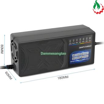 Sạc xe điện 48V dùng cho bình Acquy chống phù bình có hiển thị phần trăm sạc