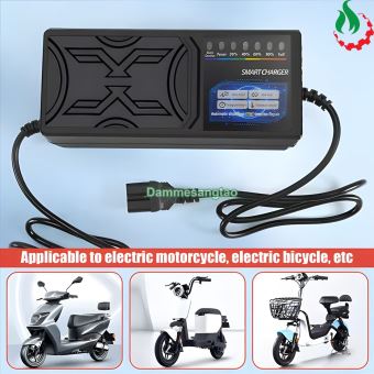 Sạc xe điện 48V dùng cho bình Acquy chống phù bình có hiển thị phần trăm sạc