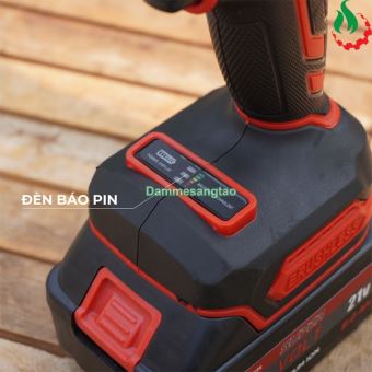 Máy khoan pin 21V STARKER SK-DR1360RED 3 chức năng không chổi than 65N.m