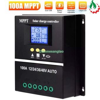 Bộ Điều Khiển Sạc Năng Lượng Mặt Trời MPPT 12V24V36V48V 100A SY10048