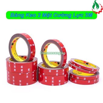 Băng keo 2 mặt cường lực 3M siêu dính dán trên nhiều loại chất liệu