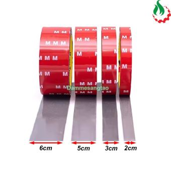 Băng keo 2 mặt cường lực 3M siêu dính dán trên nhiều loại chất liệu