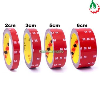 Băng keo 2 mặt cường lực 3M siêu dính dán trên nhiều loại chất liệu