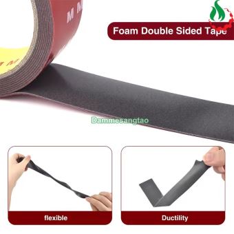 Băng keo 2 mặt cường lực 3M siêu dính dán trên nhiều loại chất liệu