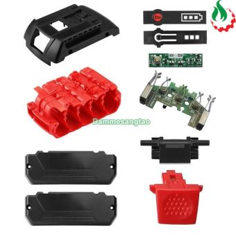 Vỏ pin Bosch 18V 18650 Li-ion 3.7V nhận sạc zin (Mạch 2 dây)