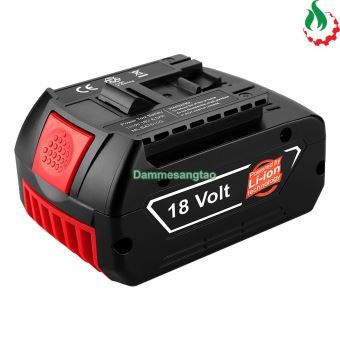 Vỏ pin Bosch 18V 18650 Li-ion 3.7V nhận sạc zin (Mạch 2 dây)