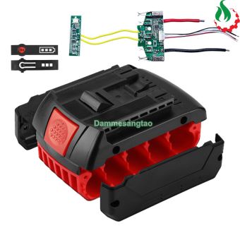 Vỏ pin Bosch 18V Li-ion 3.7V nhận sạc zin