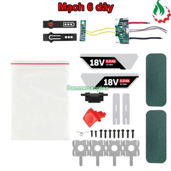Vỏ pin Bosch 18V Li-ion 3.7V nhận sạc zin