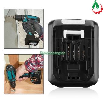 Vỏ pin Makita 12V max 18650 nhận sạc zin (6 Cell)