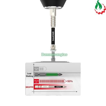 Mũi vít 4 cạnh BROPPE chống trượt TOPBits chuôi lục giác