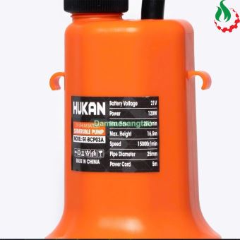 Máy Bơm Chìm Pin 21V HUKAN G1-BCP03A Lưu Lượng 15L/Phút
