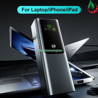 Box sạc dự phòng 4 cell 21700 (HT-K81) sạc nhanh 100W (Hổ trợ sạc Laptop)