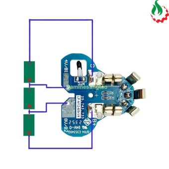 Vỏ pin MILWAUKEE 12V 18650 (3 Cell) Li-ion nhận sạc zin