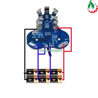 Vỏ pin MILWAUKEE 12V 18650 (6Cell) Li-ion nhận sạc zin