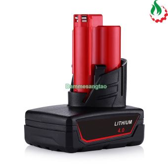 Vỏ pin MILWAUKEE 12V 18650 (6Cell) Li-ion nhận sạc zin