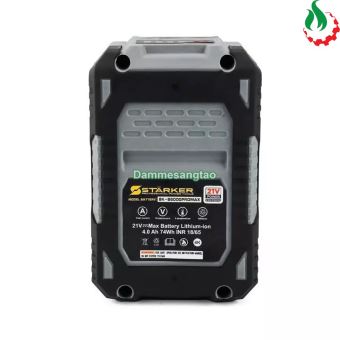 Pin STARKER 21V SK-S6000PROMAX EVE 15 Cell 18650 6AH chân pin Makita