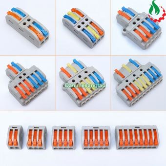 Cút nối dây điện đôi siêu nhanh chịu tải 32A dây tối đa 2.5mm