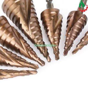 Mũi khoan tháp HSS M35 COBAN chuôi lục giác