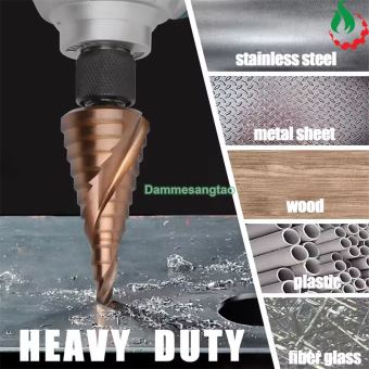 Mũi khoan tháp HSS M35 COBAN chuôi lục giác