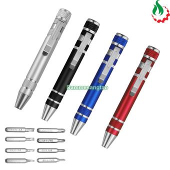 Bút tua vít đa năng 8 trong 1 thép CRV tháo lắp nhanh