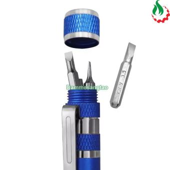 Bút tua vít đa năng 8 trong 1 thép CRV tháo lắp nhanh