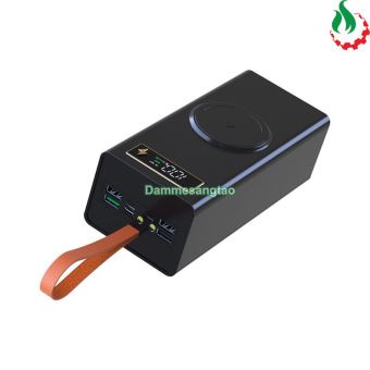 Box sạc dự phòng 24 cell 18650 (D24-PD-QI) sạc nhanh 22.5W - Qi 15W có lò xo