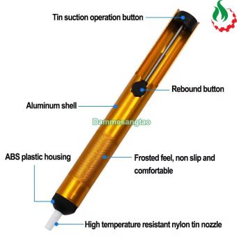 Cây hút chì hàn , thiếc hàn mini tháo chân linh kiện (Màu sắc ngẫu nhiên)