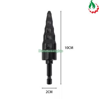 Mũi nong ống đồng máy lạnh điều hòa 5 in 1 chuôi lục giác (6mm-19mm)