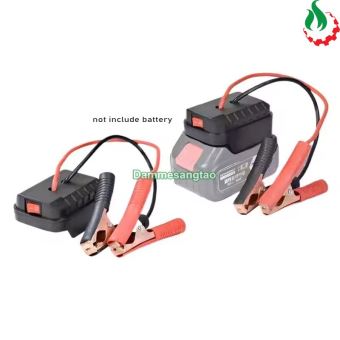 Đế chuyển pin MAKITA 18V ra 2 đầu kẹp cá sấu kích bình ô tô xe máy