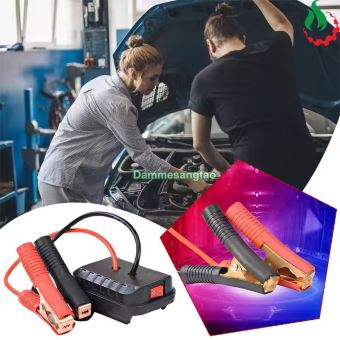 Đế chuyển pin MAKITA 18V ra 2 đầu kẹp cá sấu kích bình ô tô xe máy