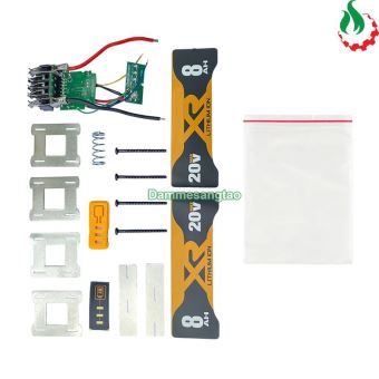 Vỏ pin DEWALT 20V 21700 Li-ion nhận sạc zin (10 Cell)