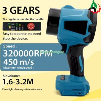 Máy hút bụi phản lực kiêm thổi bụi pin 18V không chổi than (2in1)