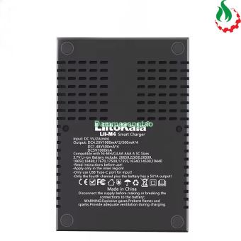 Sạc và test dung lượng pin đa năng Liitokala Lii-M4 18650 21700 26650 AA AAA