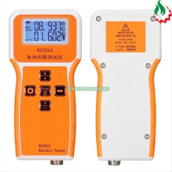 Máy đo nội trở, điện trở trong và điện áp pin RC3563