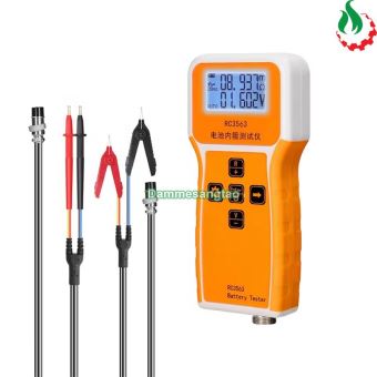 Máy đo nội trở, điện trở trong và điện áp pin RC3563