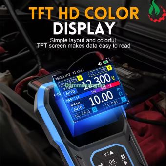 Máy đo nội trở, điện trở trong, điện áp pin và acquy Fnirsi HRM-10