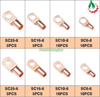 Bộ đầu cos bấm nối dây điện đa dụng 60 đầu