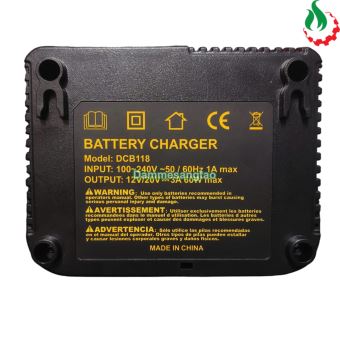 Sạc pin DEWALT 12V-20V DCB118 3A Li-ion nhận mạch zin