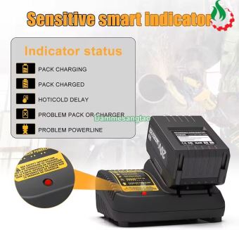 Sạc pin DEWALT 12V-20V DCB118 3A Li-ion nhận mạch zin