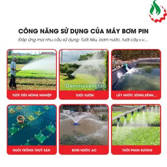 Máy bơm chìm pin STARKER 21V SK-SP100F