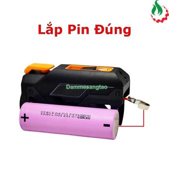 Box sạc dự phòng 1 cell 21700 có lò xo (DX250) sạc nhanh 10W